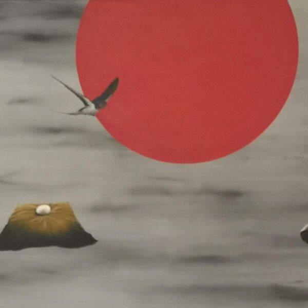 10 Blutmond  80x120cm mit Rahmen 1600.-