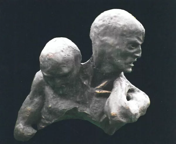 7 Kain &amp; Abel Bronze Lebensgross 