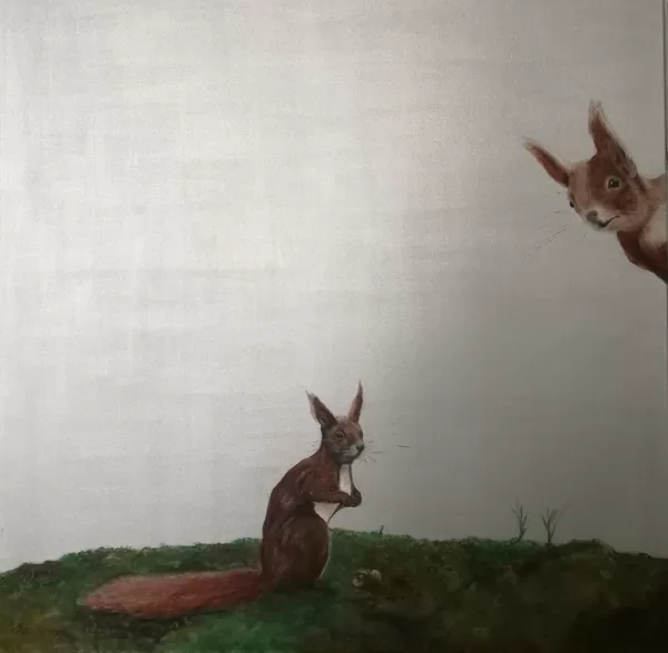 9 Hallo  100x100cm 