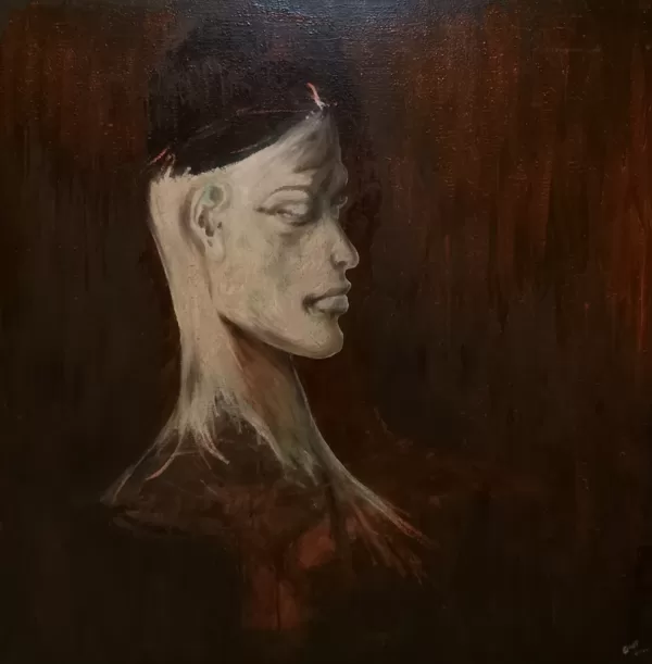 18 O.T   120x120cm  mit Stahlrahmen    